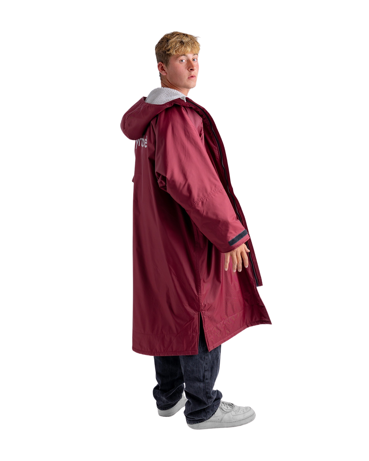 Advance Long Sleeved in Burgundy & Silver Grey