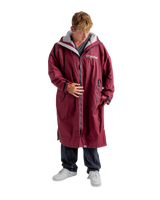 Advance Long Sleeved in Burgundy & Silver Grey