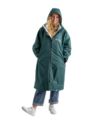 Advance Long Sleeved in Dark Green & Nimbus Cloud