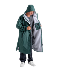 Advance Long Sleeved in Dark Green & Nimbus Cloud