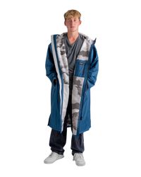 Advance Long Sleeved in Deep Sea Blue & Sand Camo