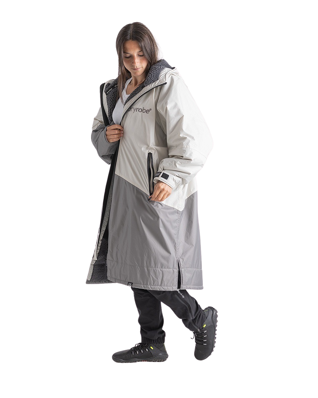 Dryrobe Advance Long Sleeved in Stone