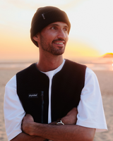Waffle Beanie in Black