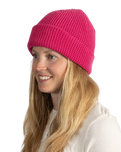Waffle Beanie in Pink