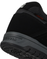 Stag Wnt Shoes in Black, Grey & Red