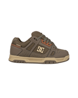 Stag Wnt Shoes in Dark Olive & Olive
