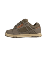 Stag Wnt Shoes in Dark Olive & Olive