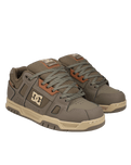 The DC Shoes Mens Stag Wnt Shoes in Dark Olive & Olive