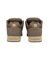 The DC Shoes Mens Stag Wnt Shoes in Dark Olive & Olive