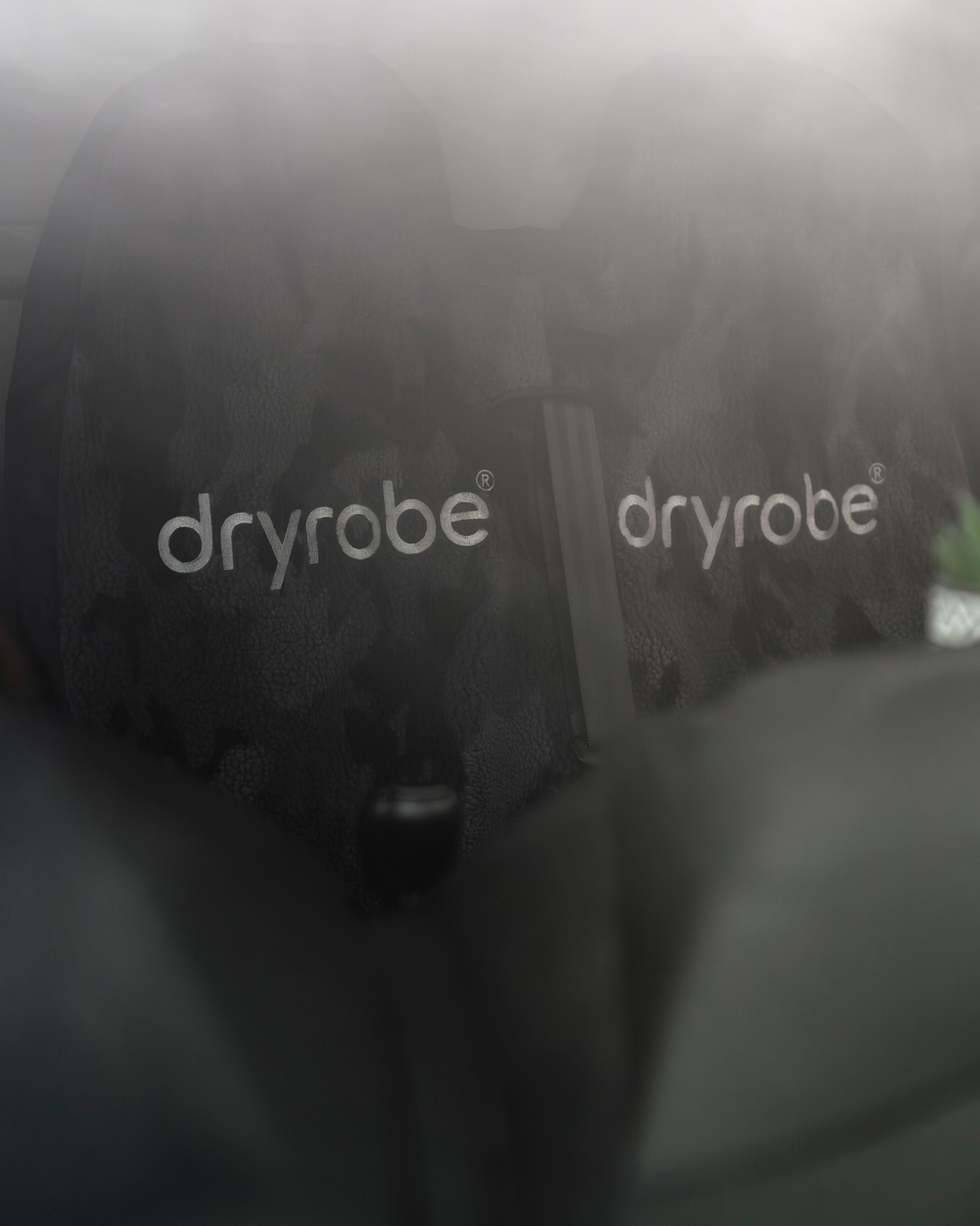 Double Car Seat Cover in Camo & Black