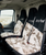 Double Car Seat Cover in Sand Camo & Black