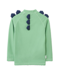 The Roarsome Boys Spike The Dinosaur Rash Vest in Green