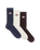 Valley Grove Socks (3 Pack) in Navy