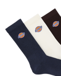Valley Grove Socks (3 Pack) in Navy