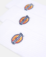 The Dickies Mens Valley Grove Socks (3 Pack) in White