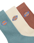 Valley Grove Socks (3 Pack) in Stormy Sea