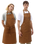 The Dickies Bib Apron in Brown Duck