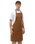 The Dickies Bib Apron in Brown Duck
