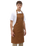 The Dickies Bib Apron in Brown Duck