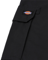 The Dickies Mens Millerville Cargo Shorts in Black