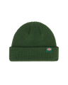 Woodworth Waffle Beanie in Pine Needle Green