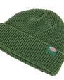 Woodworth Waffle Beanie in Pine Needle Green