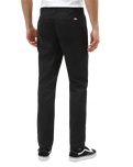 The Dickies Mens Slim Fit Work Trousers in Black