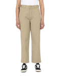 The Dickies Womens Elizaville Trousers in Khaki