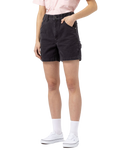 The Dickies Womens Duck Canvas Carpenter Walkshorts in Black