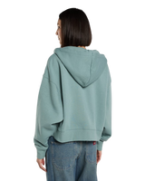 Oakport Zip Hoodie in Stormy Sea