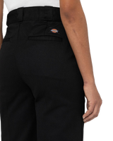 The Dickies Womens Phoenix Crop Trousers in Black