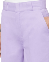 The Dickies Womens Phoenix Cropped Trousers in Purple Rose