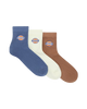 Valley Grove Mid Socks (3 Pack) in Retro Indigo