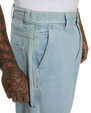 Madison Baggy Tapered Jeans in Vintage Blue