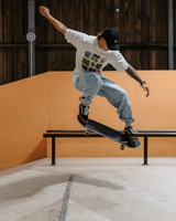 Madison Baggy Tapered Jeans in Vintage Blue