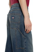 Herndon Denim Jeans in Khaki Tinted Blue