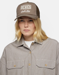The Dickies Womens Philipsburg Trucker Cap in Mushroom