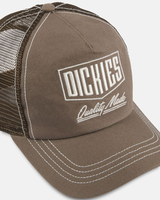 The Dickies Womens Philipsburg Trucker Cap in Mushroom