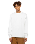 The Dickies Clancy Heavyweight Long Sleeve T-Shirt in White | Available at Anns Cottage