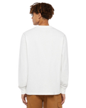 The Dickies Clancy Heavyweight Long Sleeve T-Shirt in White | Available at Anns Cottage