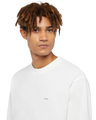 The Dickies Clancy Heavyweight Long Sleeve T-Shirt in White | Available at Anns Cottage