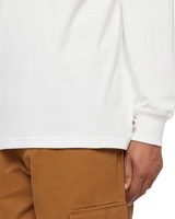 The Dickies Clancy Heavyweight Long Sleeve T-Shirt in White | Available at Anns Cottage