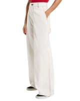 X Loose Denim Carpenter Jeans in Egret