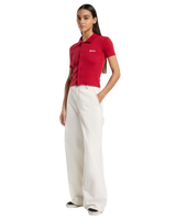 X Loose Denim Carpenter Jeans in Egret