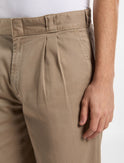 Unionville Pleated Work Trousers in Desert Sand