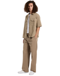 Unionville Pleated Work Trousers in Desert Sand
