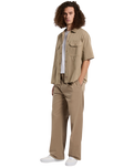 Unionville Pleated Work Trousers in Desert Sand
