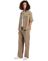 Unionville Pleated Work Trousers in Desert Sand