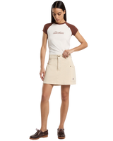 River Ranch Mini Skirt in Whitecap Grey