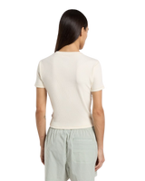 The Dickies Womens Companion Center Logo T-Shirt in Whitecap Grey